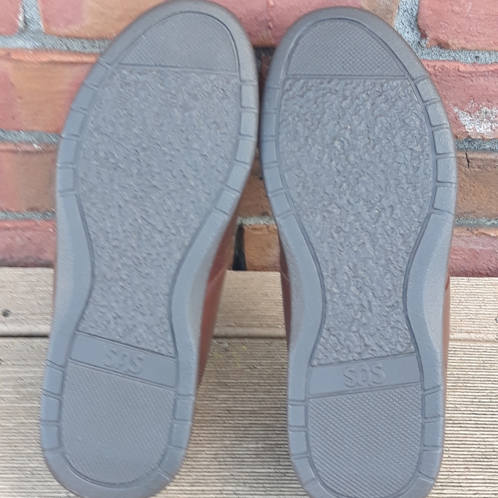 SAS Women's Free Time Walking Shoes - Size 7 1/2 W Comfort Genuine Leather Shoes - Picture 6 of 12
